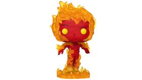 Boneco Funko Pop! Marvel Quarteto Fantástico - Tocha Humana Boneco Funko Pop! Marvel Quarteto Fantástico - Tocha Humana