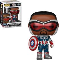 Boneco Funko Pop Marvel The Falcon Winter Soldier Captain