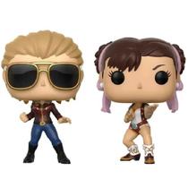 Boneco Funko Pop Marvel Vs Capcom - Captain Marvel vs Chun-Li 2-Pack