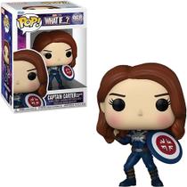 Boneco Funko Pop Marvel What Iff Captain Carter Stealth Suit 968 Boneco Funko Pop Marvel What Iff Captain Carter Stealth Suit 968