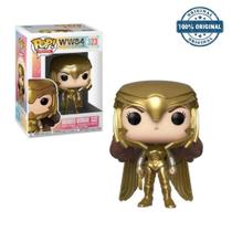 Boneco Funko Pop Mulher Maravilha 323 Armadura Dourada Wonder Woman 84