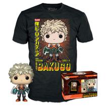 Boneco Funko Pop My Hero Academia Box Bakugo + - Tees Bundle 64595 Boneco Funko Pop My Hero Academia Box Bakugo + - Tees Bundle 64595