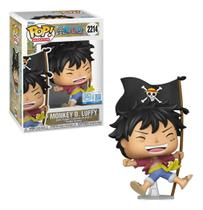 Boneco Funko Pop! One Piece - Luffy Com Bandeira Boneco Funko Pop! One Piece - Luffy Com Bandeira