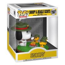 Boneco Funko Pop Peanuts Snoopy deluxe Snoopy Beagle Scouts 1587