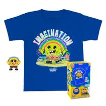 Boneco Funko Pop Pocket + Tee Spongebob - W/rainbow Kid 63485