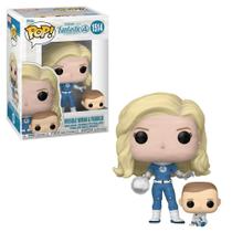 Boneco Funko Pop Quarteto Fantástico Mulher Inv E Franklin