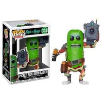 Boneco Funko Pop Rick and Morty Pickle Rick With Laser 332
