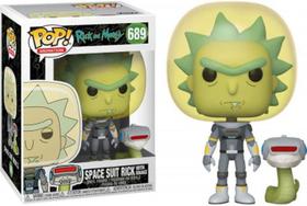 Boneco Funko Pop Rick And Morty Rick Space Suit With Snake