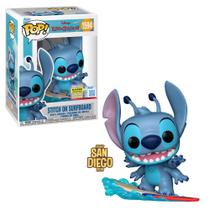 Boneco Funko Pop! SDCC25 Disney Lilo & Stitch na Prancha Boneco Funko Pop! SDCC25 Disney Lilo & Stitch na Prancha