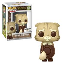 Boneco Funko Pop! Shrek 30 Anos - Gato de Botas (Sepia)