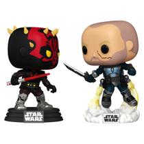 Boneco Funko Pop Star Wars Clone Wars 2 Darth Mal Vs.pre - Vizsla 2pack 74744