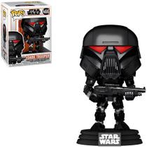 Boneco Funko Pop Star Wars Mandalorian Dark Trooper 466 Boneco Funko Pop Star Wars Mandalorian Dark Trooper 466