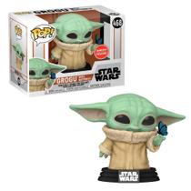 Boneco Funko Pop Star Wars Mandalorian - Grogu Com Borboleta