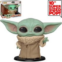 Boneco Funko Pop Star Wars Mandalorian *super Sized 10*baby Yoda the Chil 369 Boneco Funko Pop Star Wars Mandalorian *super Sized 10*baby Yoda the Chil 369