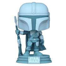 Boneco Funko Pop Star Wars Mandalorian The - Mandalorian Glow 345 Boneco Funko Pop Star Wars Mandalorian The - Mandalorian Glow 345