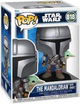 Boneco Funko Pop Star Wars Mandaloriano e Grogu - Candide Boneco Funko Pop Star Wars Mandaloriano e Grogu - Candide
