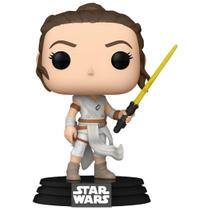 Boneco Funko Pop Star Wars Rey Yellow Lightsaber 432 The Rise of Skywalker Boneco Funko Pop Star Wars Rey Yellow Lightsaber 432 The Rise of Skywalker