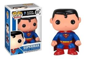 Boneco Funko Pop Superman 07 Super Homem Dc Comics Heroes