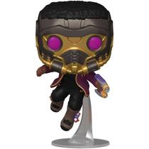 Boneco Funko Pop T'Challa Star Lord Masked 871 What If Boneco Funko Pop T'Challa Star Lord Masked 871 What If