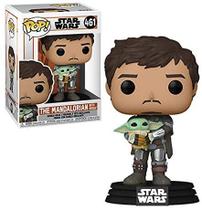 Boneco Funko Pop The Mandalorian 461 With Grogu Star Wars Boneco Funko Pop The Mandalorian 461 With Grogu Star Wars