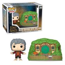 Boneco Funko Pop! Town Senhor Dos Anéis Bilbo Com Bolsão 39