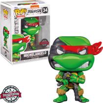 Boneco Funko Pop Turtles Ninja - 1984 Michelangelo 34 Boneco Funko Pop Turtles Ninja - 1984 Michelangelo 34