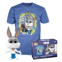 Boneco Funko Pop Warner Bros 100th Bugs As Fred Jones + - Tees Bundle 70419 Boneco Funko Pop Warner Bros 100th Bugs As Fred Jones + - Tees Bundle 70419