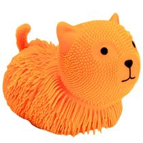 Boneco Gatinho Estica e Aperta Anti Stress Luz Brilhante Divertido - Castela