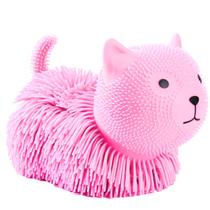 Boneco Gatinho Estica e Aperta Anti Stress Luz Brilhante Divertido Rosa - Castela