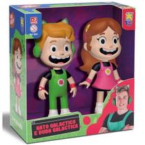 Boneco Gato Galactico e Duda em Vinil Divertoys