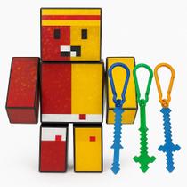 Boneco Geleia Youtuber Minecraft + Jogo da Memória Recortável