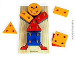 Boneco Geométrico Ref. 4125 - Atividade Educativa