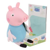 Boneco George Irmão da Peppa Pig Pelúcia Vinil Antialérgico