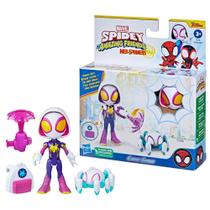 Boneco Ghost Spider Gwen e Trace Web Spinner - Spidey e seus Amigos Espetaculares F7258 Hasbro