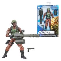 Boneco GI Joe Classified Heavy Artillery Roadblock 28 15 cm 6 polegadas Figura de Ação Hasbro