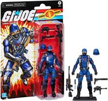 Boneco gi joe retrô card cobra trooper - 15 cm - comandos em ação - ano 2024