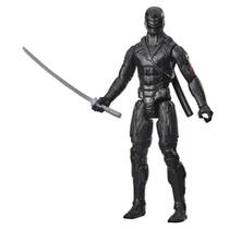 Boneco Gi Joe Snake Eyes Titam Hasbro 29Cm Preto - 423879