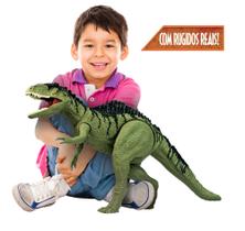 Boneco giganotossauro jurassic world gigante c/som - jurassic world - mimo brinquedos