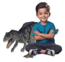 Boneco giganotossauro jurassic world gigante com rugidos reais - jurassic world - mimo brinquedos