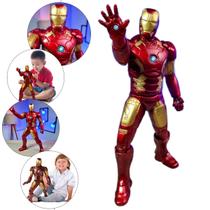 Boneco Gigante Homem De Ferro Iron Man Vingadores Articulado Boneco Gigante Homem De Ferro Iron Man Vingadores Articulado