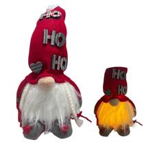 boneco gnomo com led de natal decoração enfeite