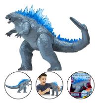 Boneco Godzilla Azul Monsterverse Gigante Articulado Sunny 3555 Boneco Godzilla Azul Monsterverse Gigante Articulado Sunny 3555
