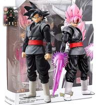 Boneco Goku Black Articulado Dragon Ball Action Figure Movel Brinquedo Colecionavel com Acessorios