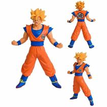 Boneco Goku Super Sayajin Dragon Ball Cabelo Amarelo F1215