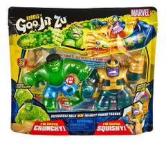 Boneco Goo Jit Zu Goo Marvel Hulk Vs Thanos Sunny Boneco Goo Jit Zu Goo Marvel Hulk Vs Thanos Sunny