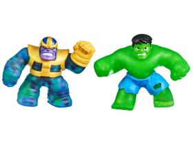 Boneco Goo Jit Zu Marvel Hulk vs Thanos