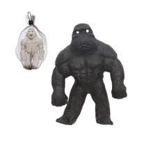 Boneco Gorila de Esticar Super Elástico Borracha Flexivel