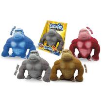 Boneco Gorila Rongee Kong Estica, Esmaga e Alivia o Estresse Boneco Gorila Rongee Kong Estica, Esmaga e Alivia o Estresse