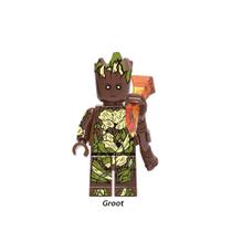 Boneco Groot Guardiões da Galáxia em Bloco