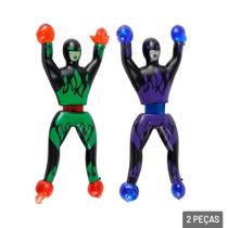 Boneco Gruda e Desce na Parede 02 Peças Ninja - Tudo em Caixa